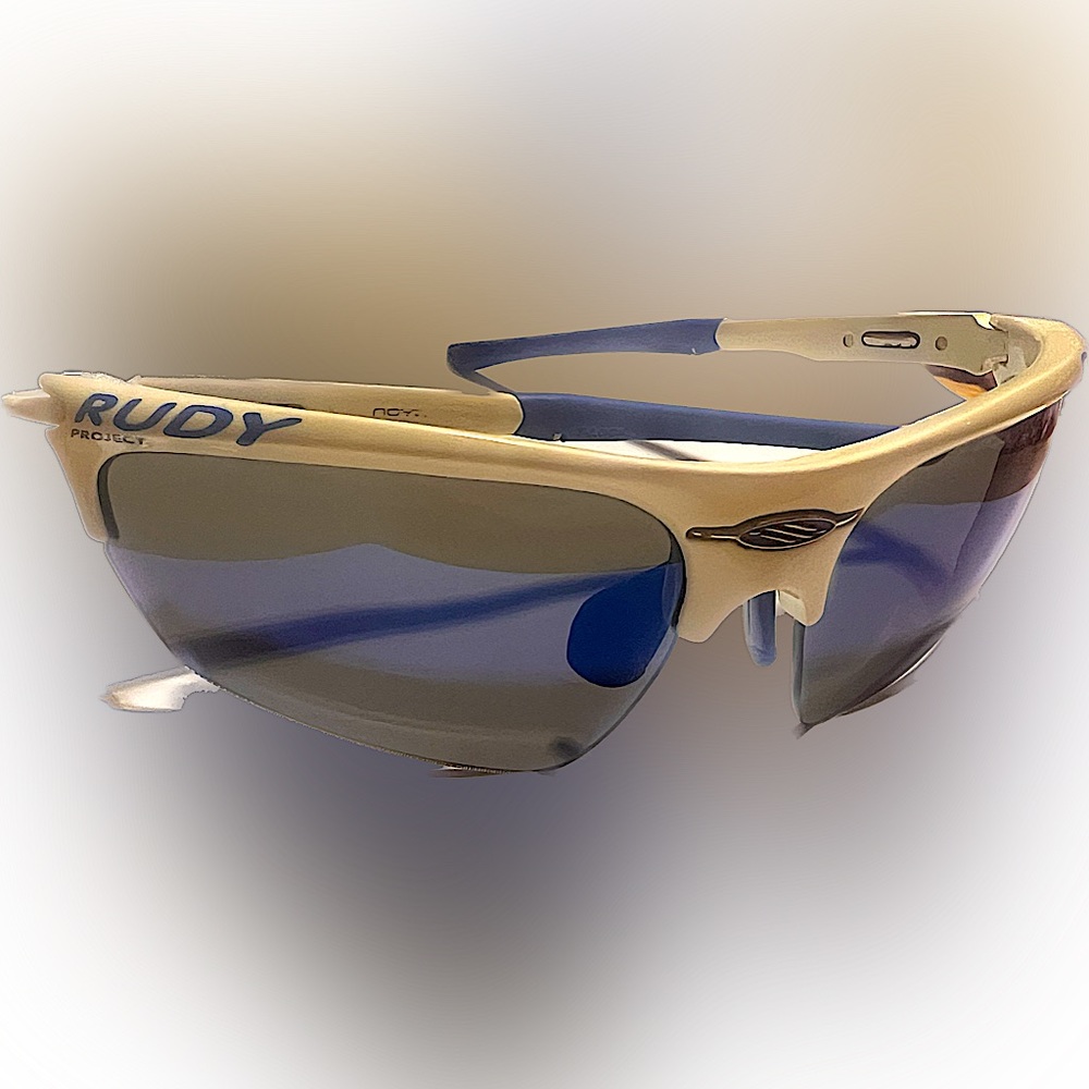 Rudy Project noyz white multi sport sunglasses performance running cycling